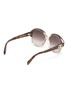Figure View - Click To Enlarge - CELINE - Fashion Show Triomphe tortoiseshell effect acetate frame gradient sunglasses