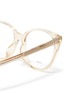 Detail View - Click To Enlarge - CELINE - Cateye clear acetate frame optical glasses