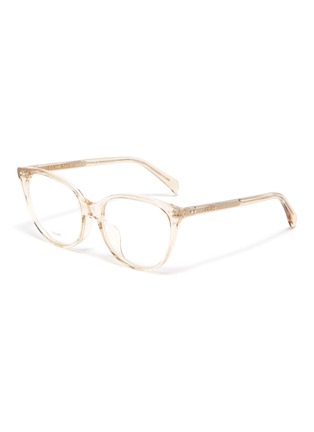 Main View - Click To Enlarge - CELINE - Cateye clear acetate frame optical glasses