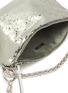 Detail View - Click To Enlarge - JIMMY CHOO - 'Callie' chain strap tassel mail mesh clutch