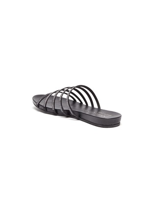  - PEDRO GARCIA  - 'Gala' Swarovski crystal pavé strappy flat sandals