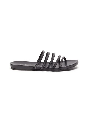 Main View - Click To Enlarge - PEDRO GARCIA  - 'Gala' Swarovski crystal pavé strappy flat sandals
