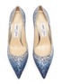 Detail View - Click To Enlarge - JIMMY CHOO - 'Love 65' gradient glitter pumps