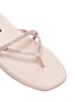 Detail View - Click To Enlarge - PEDRO GARCIA  - Bindy grosgrain crystal embellished flat thong sandals