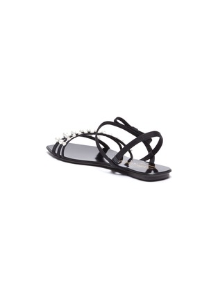  - PEDRO GARCIA  - Veliza pearl embellished square toe flat sandals