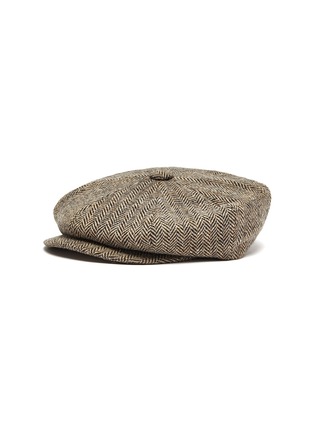 Main View - Click To Enlarge - LOCK & CO - 'Muirfield' wool tweed bakerboy cap