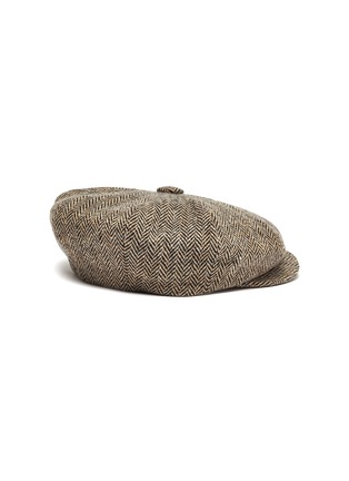 Figure View - Click To Enlarge - LOCK & CO - 'Muirfield' wool tweed bakerboy cap
