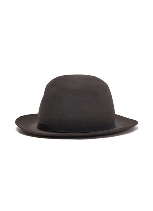 Figure View - Click To Enlarge - LOCK & CO - 'Voyager' ribbon embellished rollable felt hat