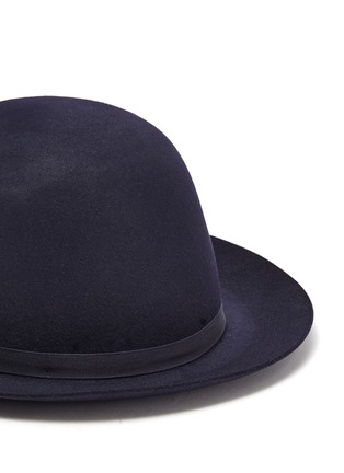 Detail View - Click To Enlarge - LOCK & CO - 'Voyager' ribbon embellished rollable felt hat