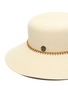 Detail View - Click To Enlarge - MAISON MICHEL - Kendall strass chain felt bucket hat