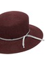 Detail View - Click To Enlarge - MAISON MICHEL - 'New Kendall' logo ribbon rabbit felt hat