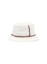 Figure View - Click To Enlarge - MAISON MICHEL - 'Jason' scallop trim corduroy bucket hat