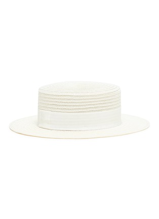 Figure View - Click To Enlarge - MAISON MICHEL - Kiki ribbon straw hat