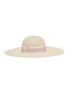 Figure View - Click To Enlarge - MAISON MICHEL - Blanche ribbon wide brim straw hat