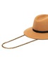 Detail View - Click To Enlarge - MAISON MICHEL - Henrietta chain ribbon embellished felt fedora hat