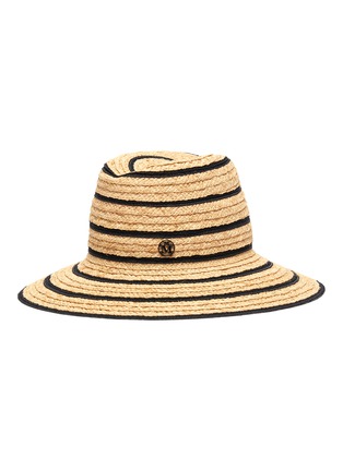 Main View - Click To Enlarge - MAISON MICHEL - Kate straw mix fedora hat