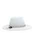 Figure View - Click To Enlarge - MAISON MICHEL - Kyra ring belt felt fedora hat