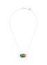 Main View - Click To Enlarge - SAMUEL KUNG - Jade 18k white gold loops pendant necklace