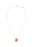 Main View - Click To Enlarge - SAMUEL KUNG - Jade 18k white gold feet pendant necklace