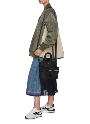 Figure View - Click To Enlarge - SACAI - x Porter Yoshida & Co. zip pocket nylon crossbody bag