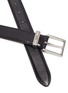 Detail View - Click To Enlarge - ALEXANDER MCQUEEN - Logo embossed buckle leather belt
