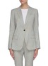 Main View - Click To Enlarge - THEORY - 'Staple' single button tailored linen blend blazer