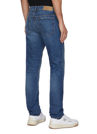 Back View - Click To Enlarge - FRAME - 'Heritage' ombre wash slim jeans