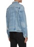 Back View - Click To Enlarge - FRAME - 'L'Homme Heritage' ripped collar denim jacket