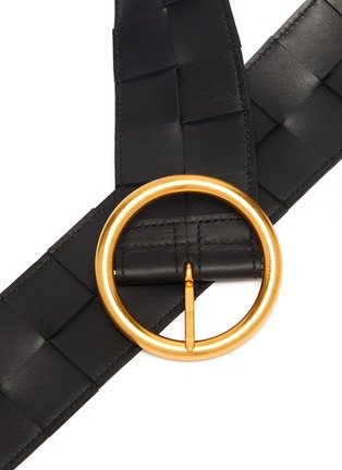 Detail View - Click To Enlarge - BOTTEGA VENETA - Intrecciato leather wide belt