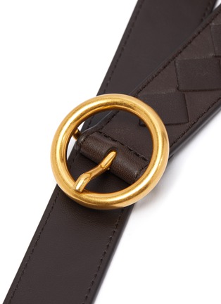 Detail View - Click To Enlarge - BOTTEGA VENETA - Intrecciato leather belt