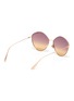 Figure View - Click To Enlarge - DIOR - DiorSociety4 angular metal frame gradient sunglasses