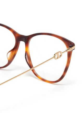 Detail View - Click To Enlarge - DIOR - DiorSighto3 tortoiseshell effect acetate frame optical glasses