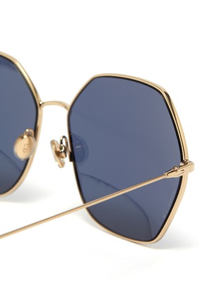 Detail View - Click To Enlarge - DIOR - DiorStellaire8 angular metal frame sunglasses