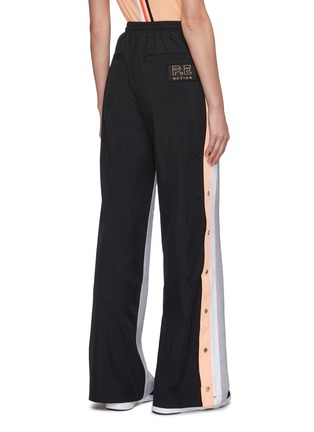 Back View - Click To Enlarge - P.E NATION - Point Race press stud outseam colourblock track pants