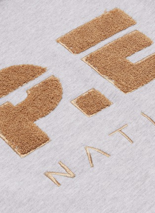  - P.E NATION - Cross Limits logo embroidered hoodie
