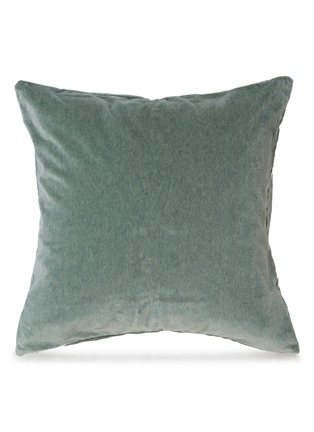 Main View - Click To Enlarge - FRETTE - Velvet cashmere cushion – Jade