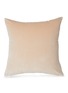 Main View - Click To Enlarge - FRETTE - Velvet cashmere euro cushion – Nude