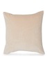 Main View - Click To Enlarge - FRETTE - Velvet cashmere cushion – Nude