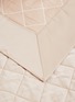 Detail View - Click To Enlarge - FRETTE - Luxury Lozenge bedcover – Pink