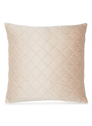 Main View - Click To Enlarge - FRETTE - Luxury Lozenge cushion – Pink