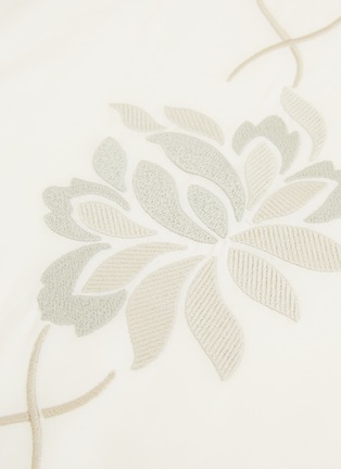 Detail View - Click To Enlarge - FRETTE - Lotus King Size Duvet Set – Celadon