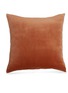 Main View - Click To Enlarge - FRETTE - Velvet cashmere euro cushion – Copper