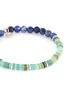 Detail View - Click To Enlarge - TATEOSSIAN - Sodalite glass disc silver bead bracelet