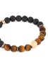 Detail View - Click To Enlarge - TATEOSSIAN - Rose gold nugget tiger eye lava beads bracelet