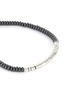 Detail View - Click To Enlarge - TATEOSSIAN - Mineral Bamboo' hematite silver disc bead bracelet