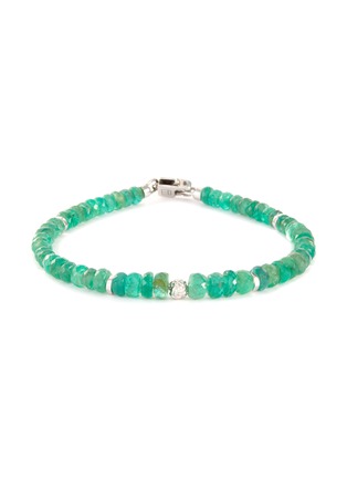Main View - Click To Enlarge - TATEOSSIAN - Nodo Precious' emerald bead bracelet
