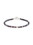 Main View - Click To Enlarge - TATEOSSIAN - Blue and red sapphire silver disc bead bracelet