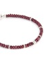 TATEOSSIAN - Nodo Precious' ruby bead silver bracelet