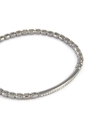 Detail View - Click To Enlarge - TATEOSSIAN - Diamond 18k white gold bead bracelet