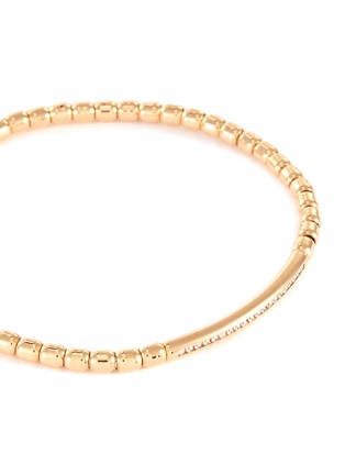 Detail View - Click To Enlarge - TATEOSSIAN - Diamond 18k gold bead bracelet